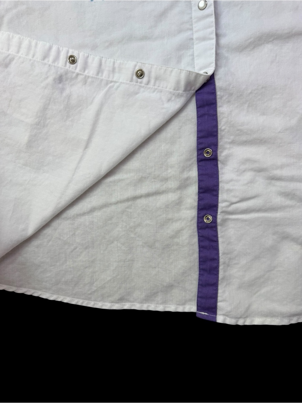 Vintage Women’s 00s Wrangler Blues White Multicolor XXL Button-Up Shirt - Picture 7 of 13